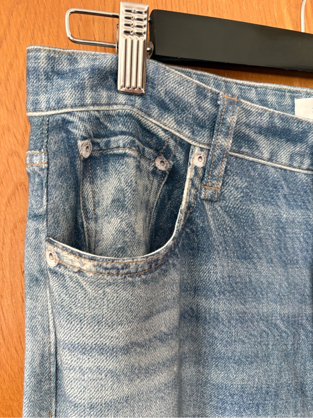 rag & bone Miramar Railey Light Blue Wide-Leg Jeans 29 - Picture 6 of 15